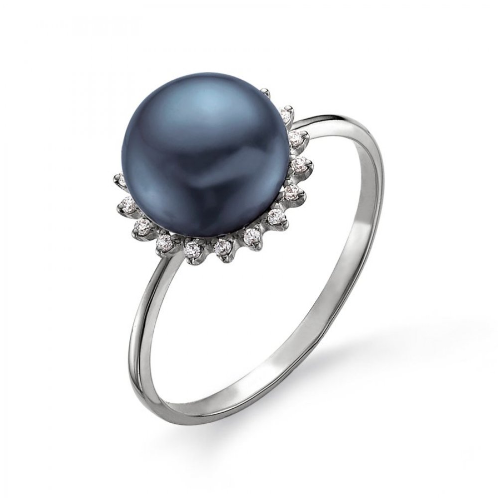 кольцо с черным жемчугом. золотое кольцо с жемчугом и черными фианитами. кольцо с жемчугом золотое де флер артикул 21405а1. 585 изделия с черным жемчугом. кольцо из золота с жемчугом артикул: 791186.