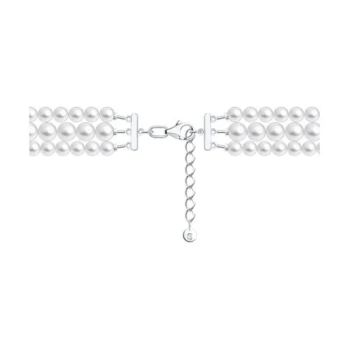 Brățară din argint cu Cubic Zirconia Incolor, Perla Imit.
