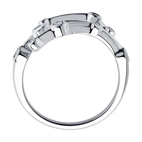 Inel din argint cu Cubic Zirconia Incolor