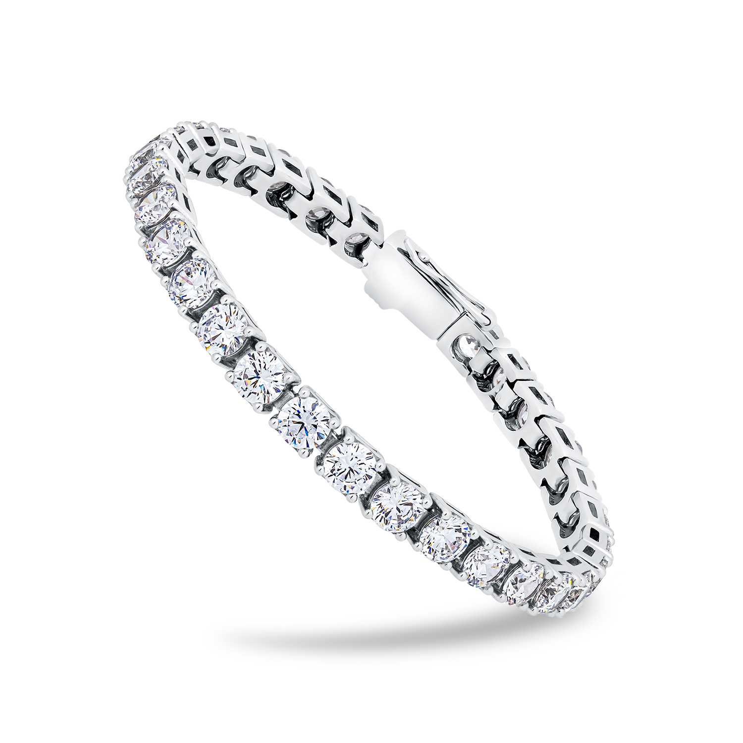 Brățară Tennis din argint  cu pietre Cubic Zirconia Incolor