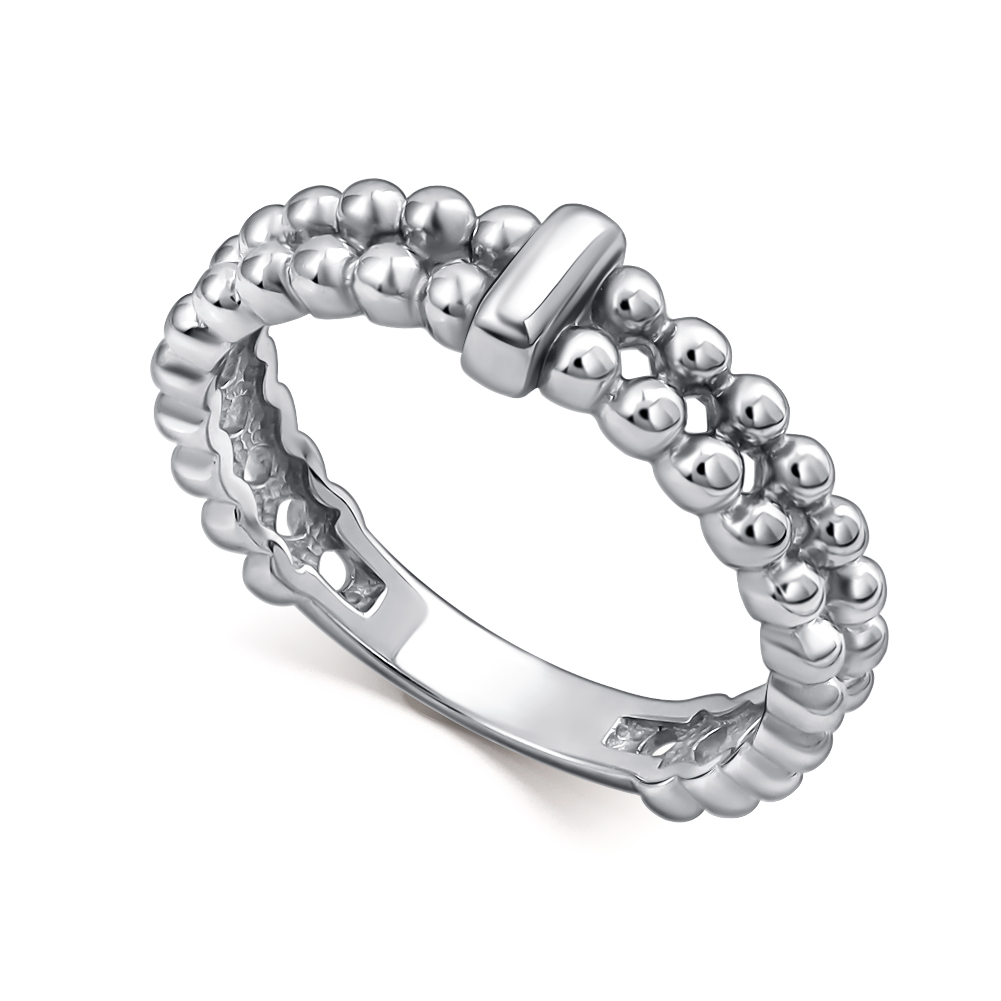 Кольцо из серебра без камней