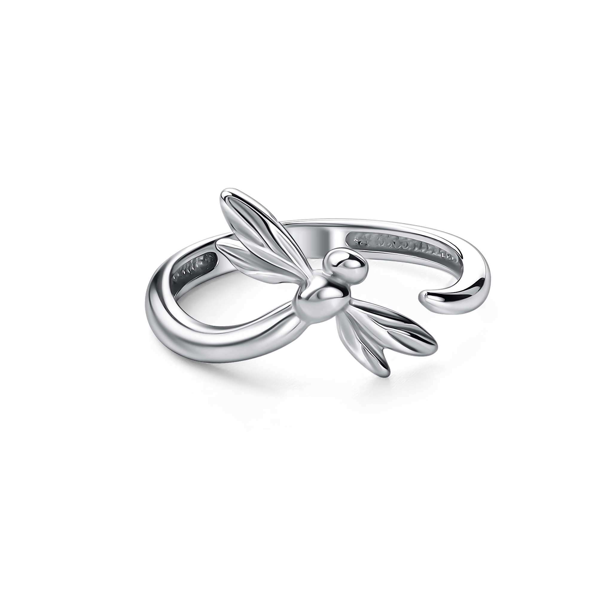 Кольцо из серебра без камней