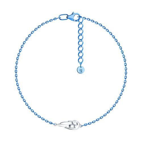 Браслет из серебра без камней