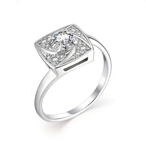 Inel din argint cu Cubic Zirconia Incolor