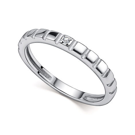 Inel din argint  cu pietre Cubic Zirconia Incolor