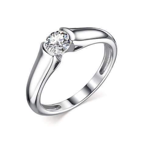 Inel din argint  cu pietre Cubic Zirconia Incolor