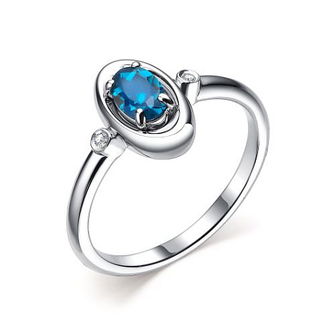Inel din argint  cu pietre Cubic Zirconia Incolor, Nanosital London
