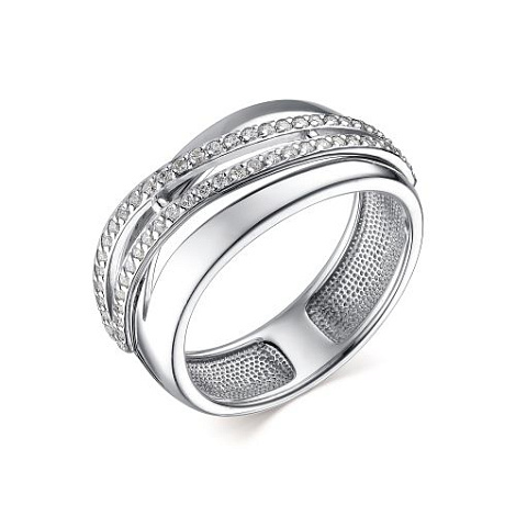 Inel din argint  cu pietre Cubic Zirconia Incolor