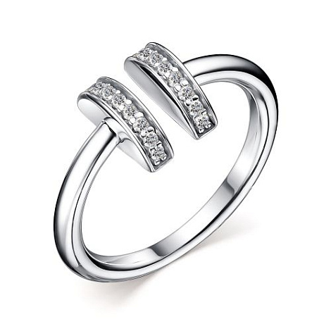 Inel din argint  cu pietre Cubic Zirconia Incolor