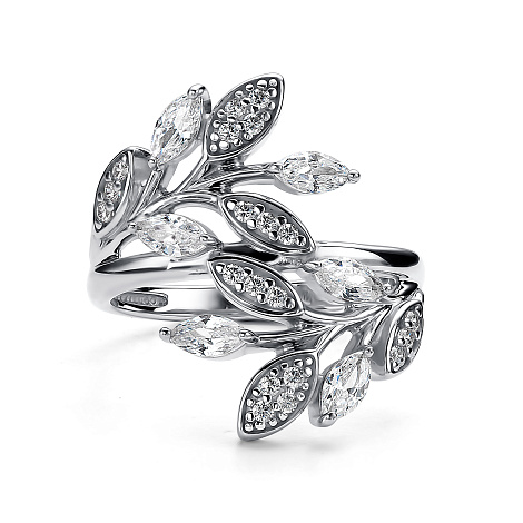 Inel din argint  cu pietre Cubic Zirconia Incolor