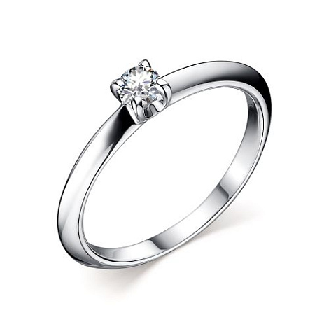 Inel din argint  cu pietre Moissanite