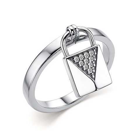 Inel din argint  cu pietre Cubic Zirconia Incolor