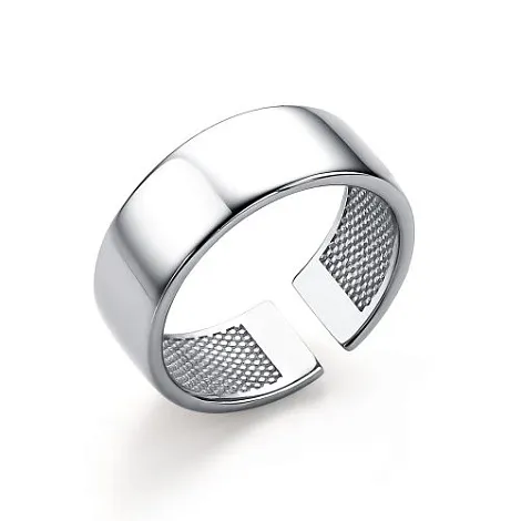 Кольцо из серебра без камней