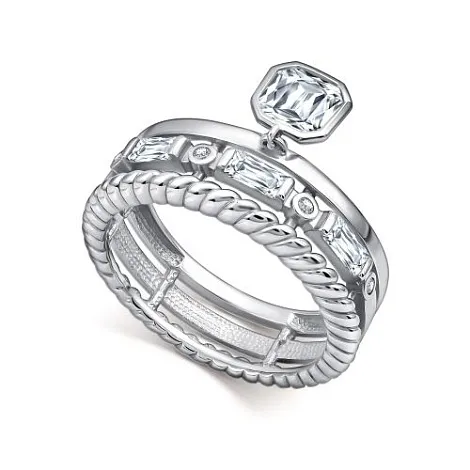 Inel din argint cu Cubic Zirconia Incolor