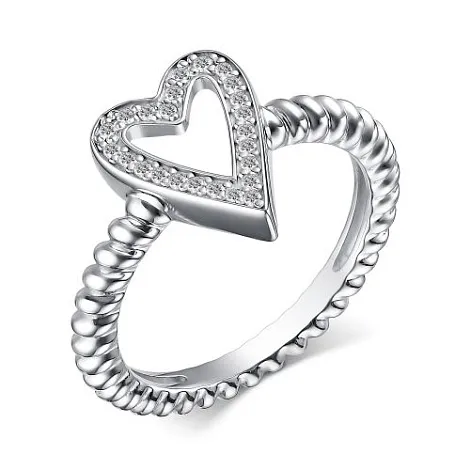Inel din argint cu Cubic Zirconia Incolor