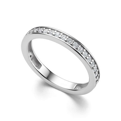 Inel din argint  cu pietre Cubic Zirconia Incolor