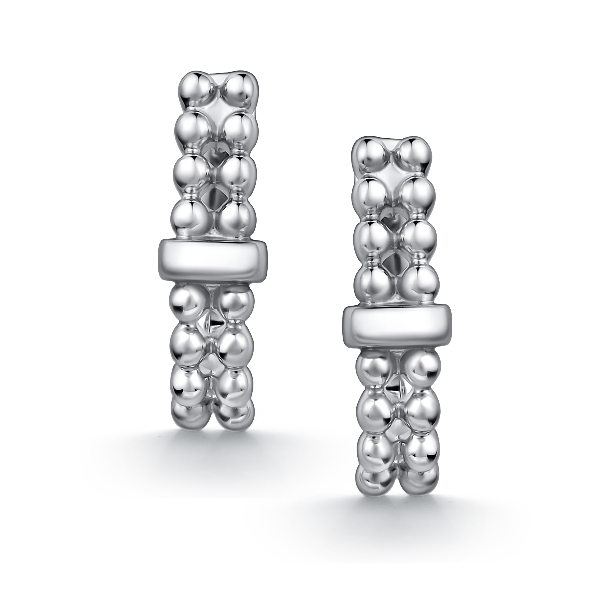 Серьги из серебра без камней