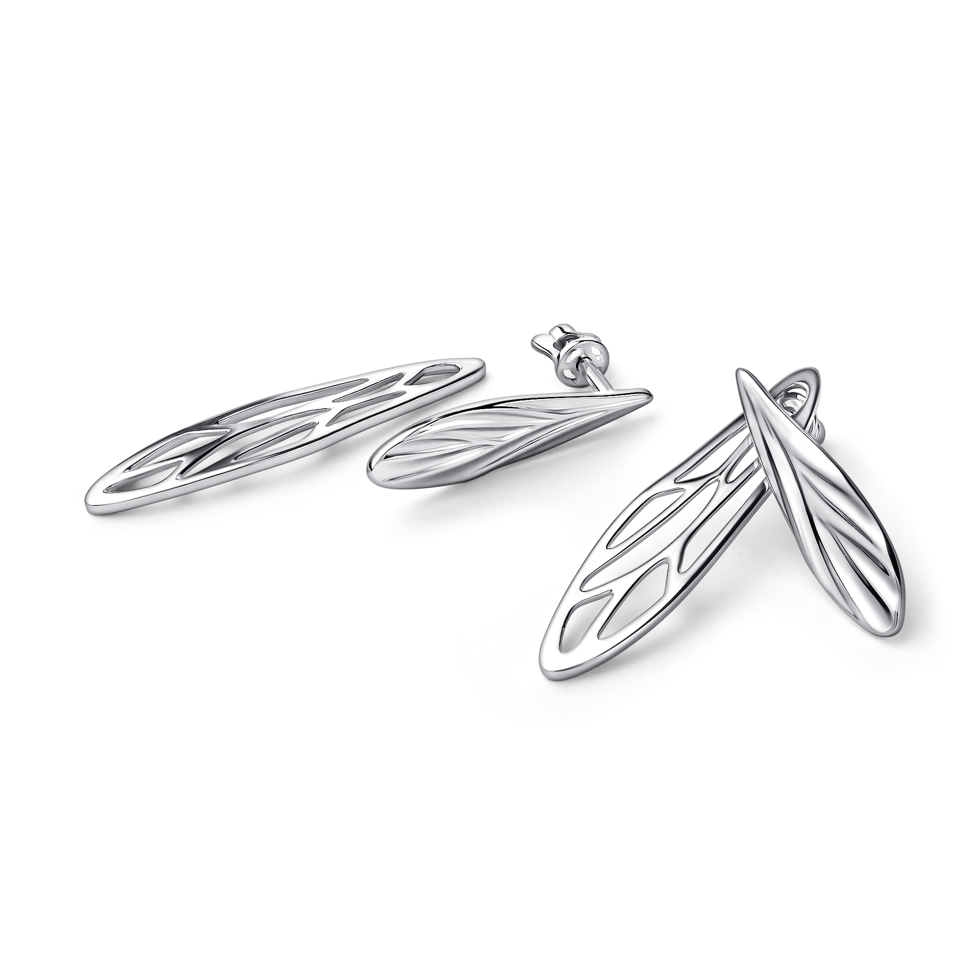 Cercei Pusete din argint  fără pietre