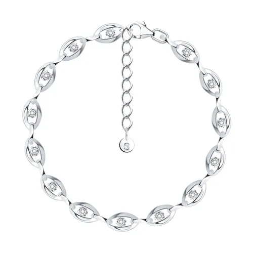 Brățară din argint cu Cubic Zirconia Incolor