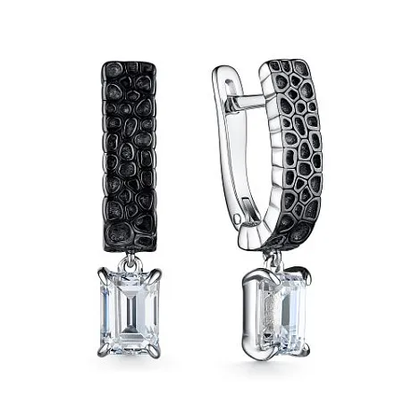 Cercei Suspendați din argint cu Cubic Zirconia Incolor