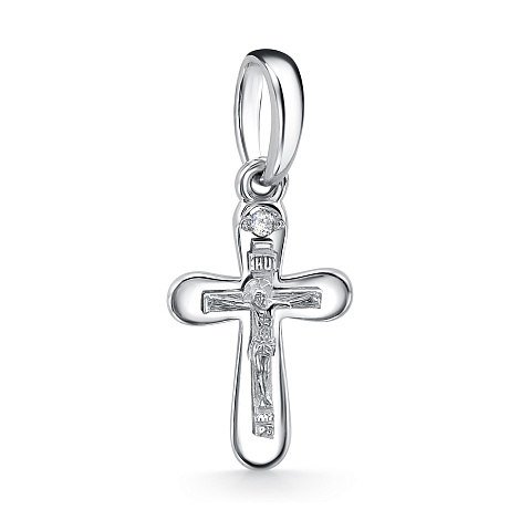 Pandantiv din argint  cu pietre Diamant