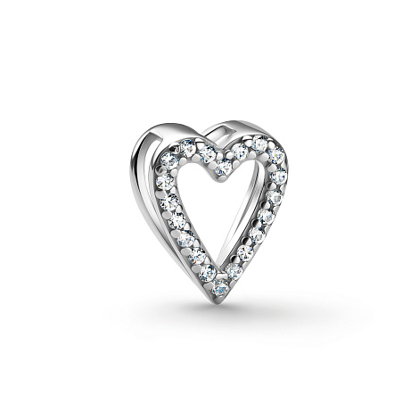 Pandantiv din argint  cu pietre Cubic Zirconia Incolor