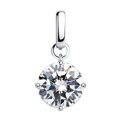 Pandantiv din argint cu Cubic Zirconia Incolor