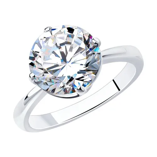 Inel din argint cu Cubic Zirconia Incolor