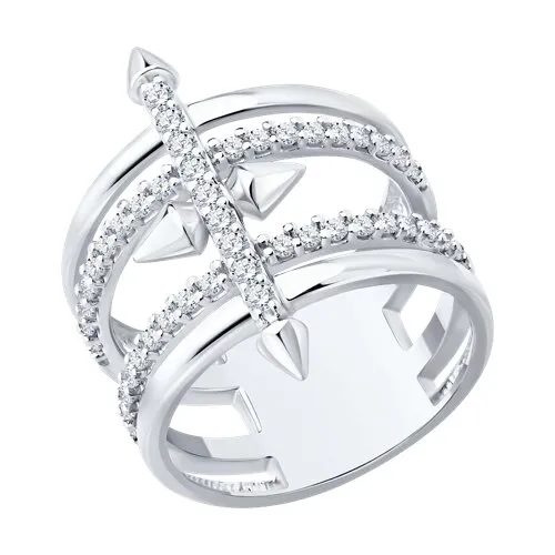 Inel din argint cu Cubic Zirconia Incolor