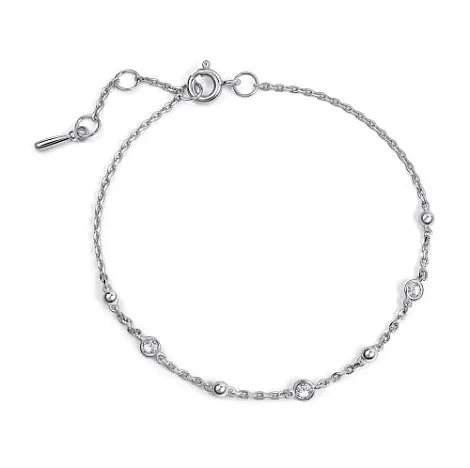 Brățară din argint cu Cubic Zirconia Incolor
