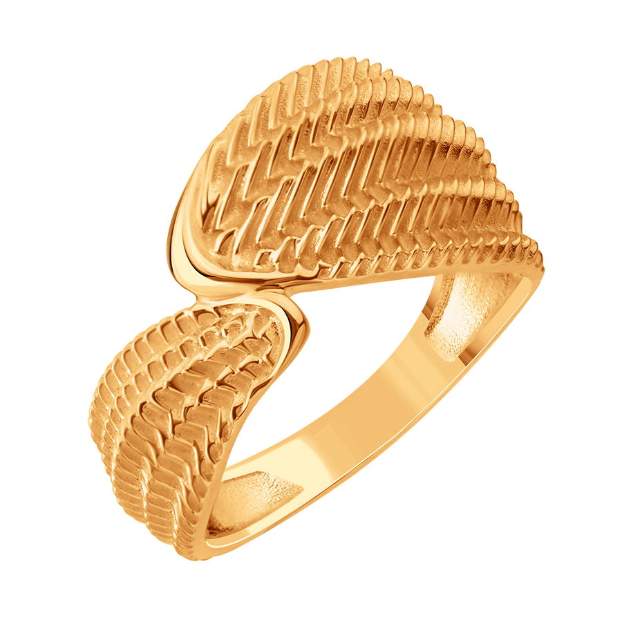 Inel din aur roșu fără pietre