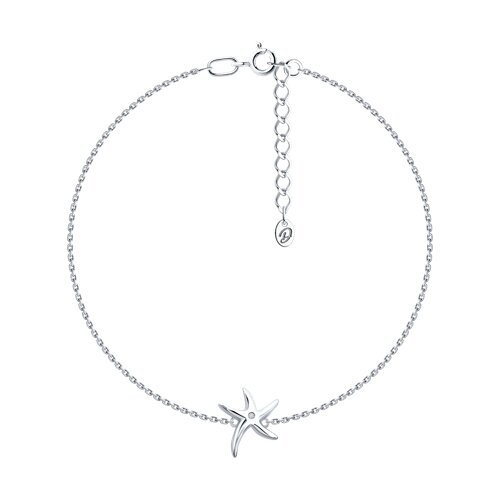 Brățară din argint  cu pietre Cubic Zirconia Incolor