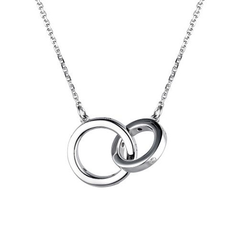 Colier din argint  cu pietre Cubic Zirconia Incolor
