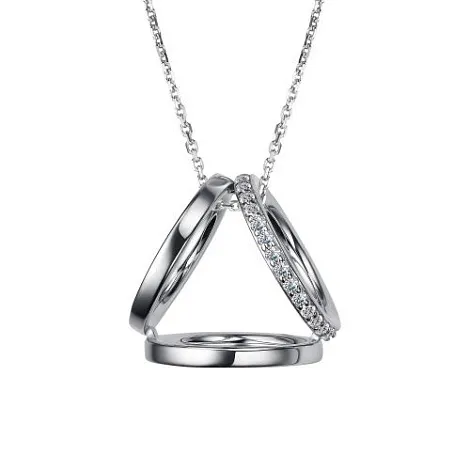 Colier din argint cu Cubic Zirconia Incolor
