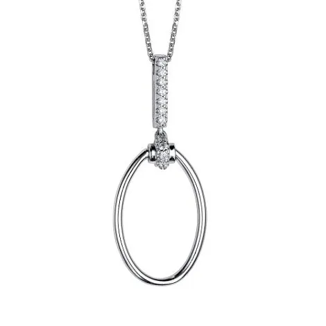 Colier din argint cu Cubic Zirconia Incolor
