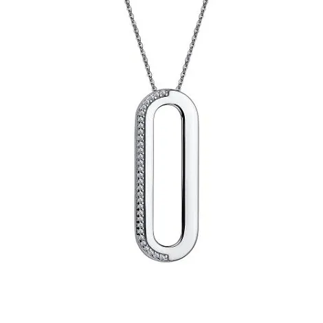 Colier din argint cu Cubic Zirconia Incolor