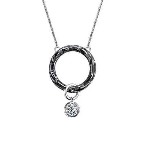 Colier din argint cu Cubic Zirconia Incolor