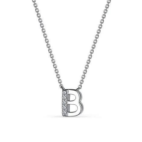 Colier din argint cu Cubic Zirconia Incolor