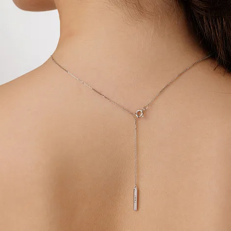 Colier din argint cu Cubic Zirconia Incolor