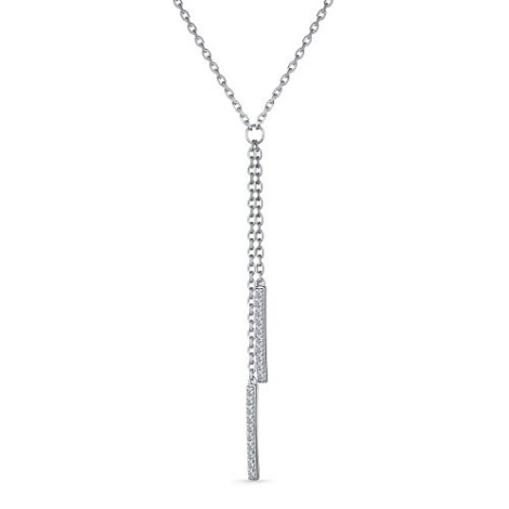 Colier din argint  cu pietre Cubic Zirconia Incolor