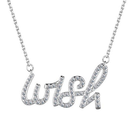 Colier din argint  cu pietre Cubic Zirconia Incolor
