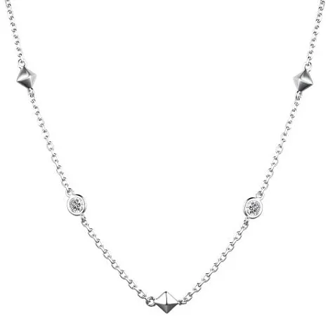 Colier din argint cu Cubic Zirconia Incolor