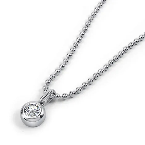 Colier din argint cu Cubic Zirconia Incolor