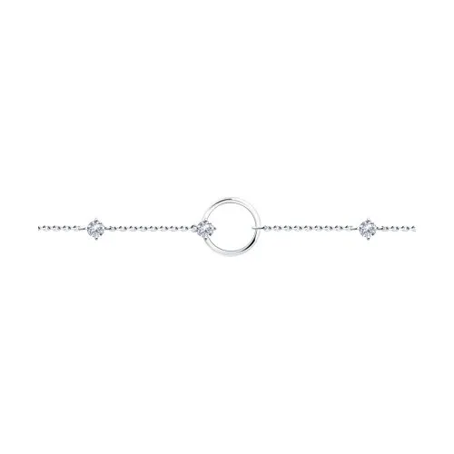 Brățară din argint cu Cubic Zirconia Incolor