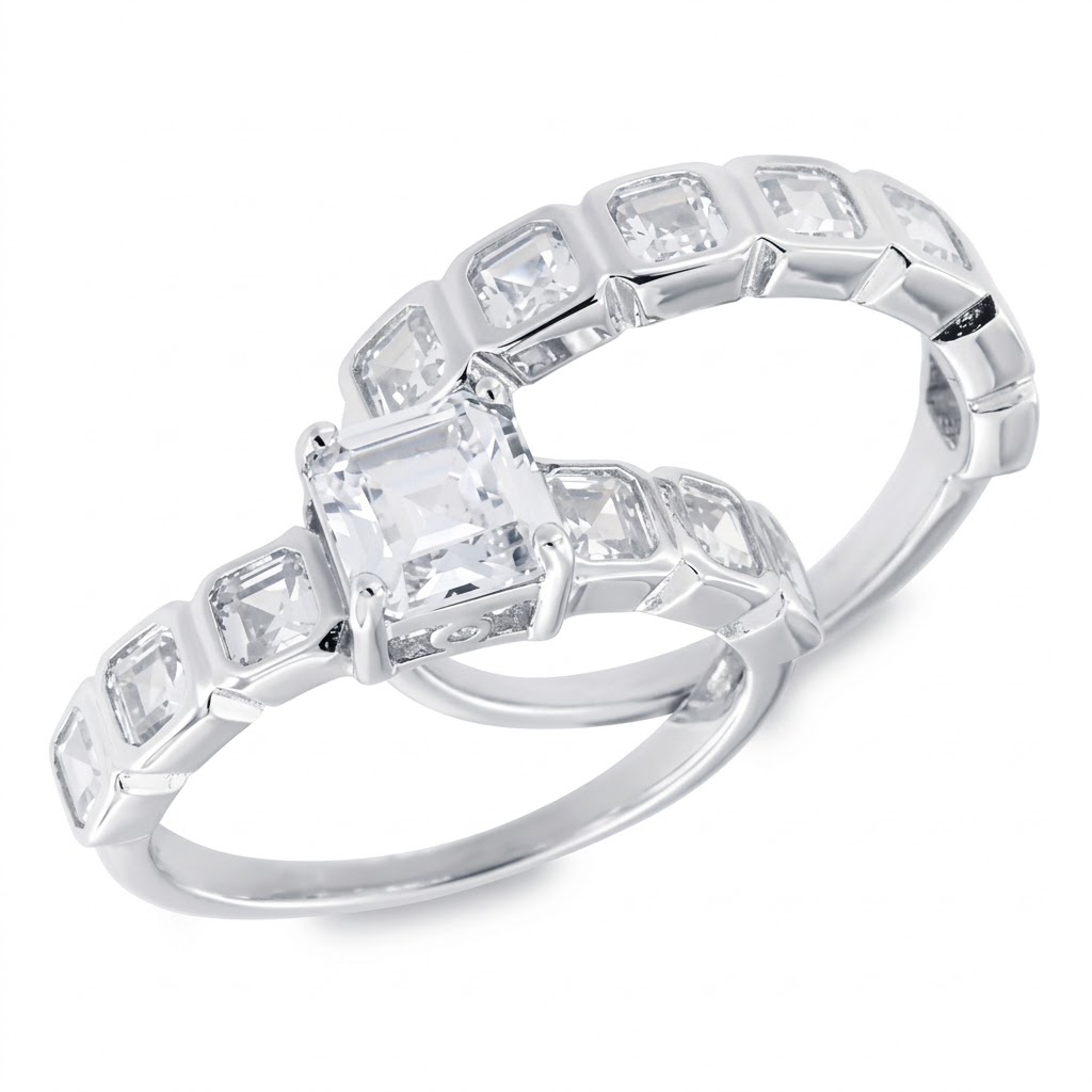 Inel din argint cu Cubic Zirconia Incolor