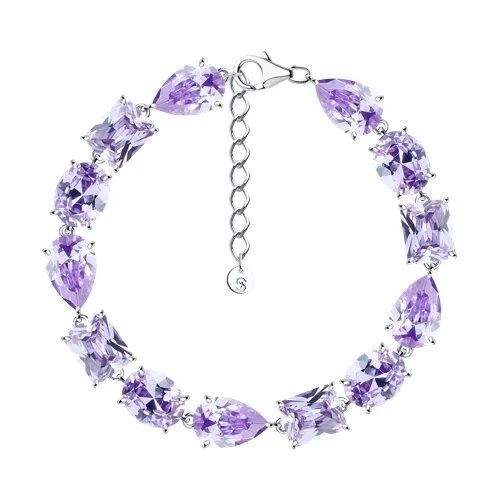 Brățară din argint cu Cubic Zirconia Liliachiu