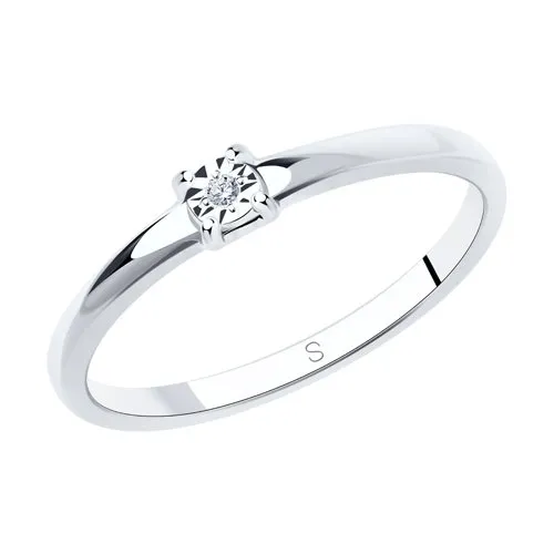Inel din argint cu Diamant