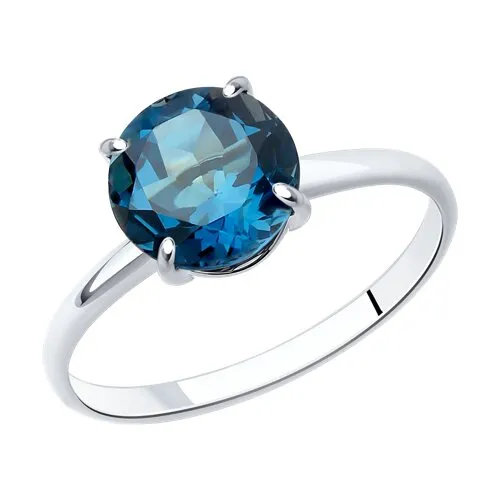 Inel din argint cu Topaz London