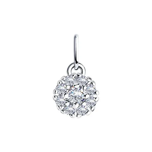 Pandantiv din argint cu Cubic Zirconia Incolor