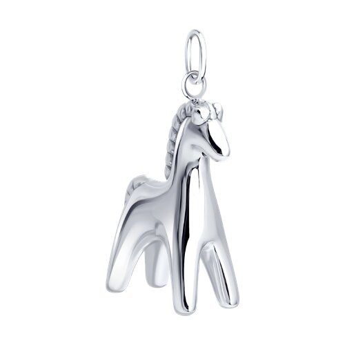 Подвеска из серебра без камней